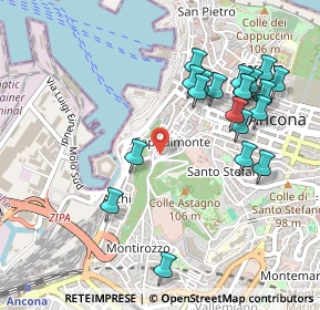 Mappa Piazza Antonio da Sangallo, 60122 Ancona AN, Italia (0.544)