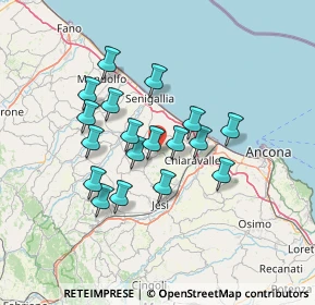 Mappa Via S. Amico, 60030 Morro D'alba AN, Italia (11.71056)