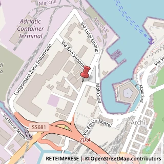 Mappa Via Einaudi Luigi, 14, 60125 Ancona, Ancona (Marche)