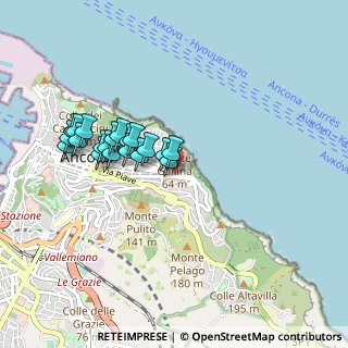 Mappa Via Enrico Toti, 60123 Ancona AN, Italia (0.8345)