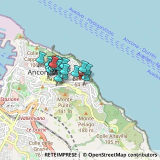 Mappa Via Enrico Toti, 60123 Ancona AN, Italia (0.633)