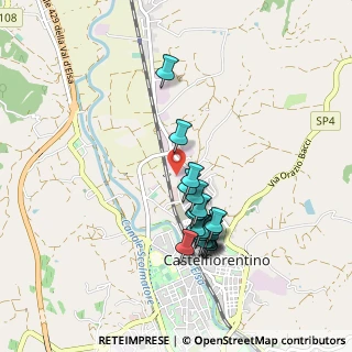 Mappa Via A. del Pela, 50051 Castelfiorentino FI, Italia (0.8445)