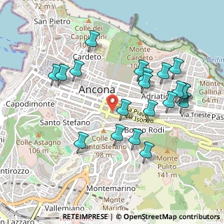 Mappa Via Antonio Giannelli, 60124 Ancona AN, Italia (0.5115)