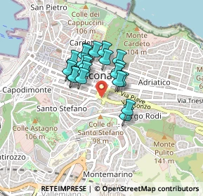 Mappa Galleria Risorgimento, 60124 Ancona AN, Italia (0.2935)