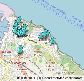Mappa Via Trieste, 60121 Ancona AN, Italia (1.005)