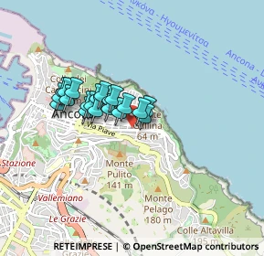 Mappa Via Trieste, 60121 Ancona AN, Italia (0.633)