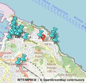 Mappa Via Trieste, 60121 Ancona AN, Italia (1.195)