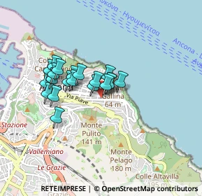 Mappa Via Trieste, 60121 Ancona AN, Italia (0.6705)