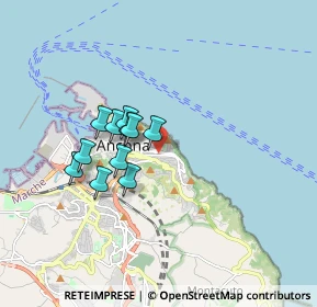 Mappa Via Trieste, 60121 Ancona AN, Italia (1.36273)