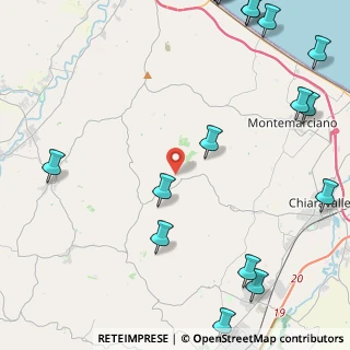 Mappa Via Sant'Amico, 60030 Morro d'Alba AN, Italia (7.3065)