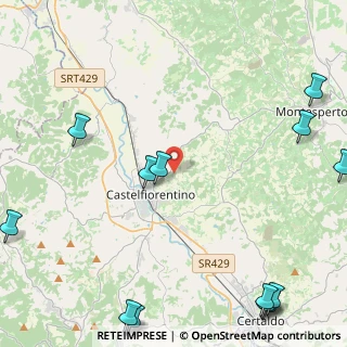 Mappa Via Orazio Bacci, 50051 Castelfiorentino FI, Italia (7.29571)