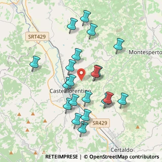 Mappa Via Orazio Bacci, 50051 Castelfiorentino FI, Italia (3.8055)