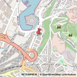 Mappa Via Terenzio Mamiani, 40/A, 60125 Ancona, Ancona (Marche)