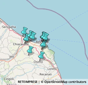 Mappa Strada Provinciale del Conero, 60124 Ancona AN, Italia (8.00067)