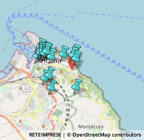Mappa Strada Provinciale del Conero, 60124 Ancona AN, Italia (1.511)