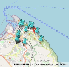 Mappa Strada Provinciale del Conero, 60124 Ancona AN, Italia (1.68471)