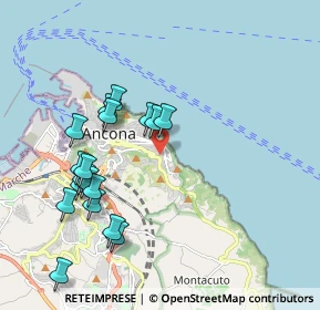 Mappa Strada Provinciale del Conero, 60124 Ancona AN, Italia (2.06056)