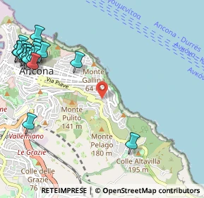 Mappa Strada Provinciale del Conero, 60124 Ancona AN, Italia (1.573)