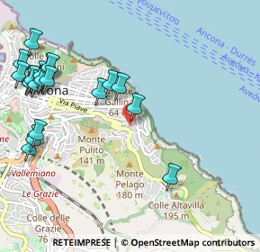 Mappa Strada Provinciale del Conero, 60124 Ancona AN, Italia (1.358)