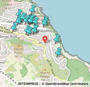 Mappa Strada Provinciale del Conero, 60124 Ancona AN, Italia (0.53)