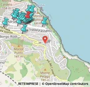 Mappa Strada Provinciale del Conero, 60124 Ancona AN, Italia (0.6975)