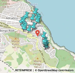 Mappa Strada Provinciale del Conero, 60124 Ancona AN, Italia (0.3755)