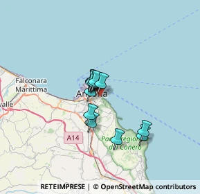 Mappa Strada Provinciale del Conero, 60124 Ancona AN, Italia (4.09231)