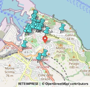 Mappa Via Circonvallazione, 60122 Ancona AN, Italia (0.8175)