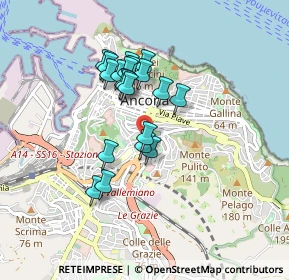 Mappa Via Circonvallazione, 60122 Ancona AN, Italia (0.7125)