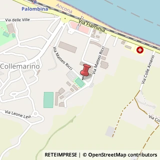Mappa Via Matteo Ricci, 16, 60023 Ancona, Ancona (Marche)