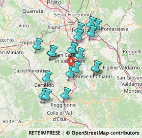 Mappa Strada Regionale, 50026 San Casciano in Val di Pesa FI, Italia (12.13316)