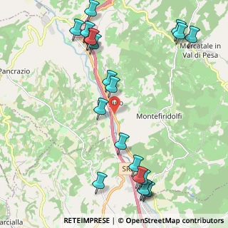 Mappa Strada Regionale, 50026 San Casciano in Val di Pesa FI, Italia (2.7645)