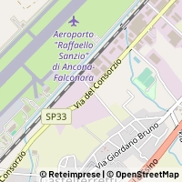 Kaart Falconara Marittima