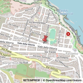 Mappa Via chiesa damiano 2/b, 60123 Ancona, Ancona (Marche)