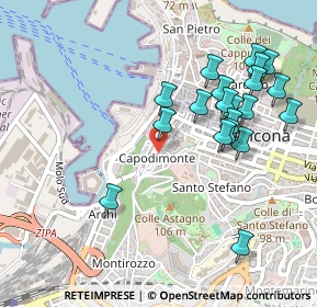 Mappa Via Domenico Barilari, 60122 Ancona AN, Italia (0.528)