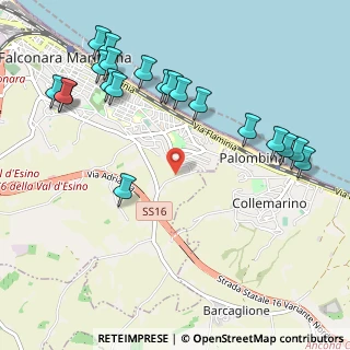 Mappa Via Panoramica, 60015 Falconara Marittima AN, Italia (1.2875)