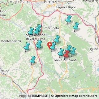 Mappa Via Fornace Casavecchia, 50026 San Casciano in Val di pesa FI, Italia (6.66688)