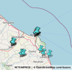 Mappa Via Luigi Cadorna, 60123 Ancona AN, Italia (14.0005)