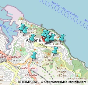 Mappa Via Luigi Cadorna, 60123 Ancona AN, Italia (0.48923)