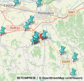 Mappa Traversa Via Livornese, 56038 Ponsacco PI, Italia (4.93765)