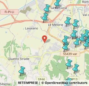 Mappa Via Melorie, 56035 Casciana Terme Lari PI, Italia (3.267)