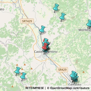 Mappa Via la Buca, 50051 Castelfiorentino FI, Italia (5.1215)