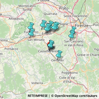 Mappa Via la Buca, 50051 Castelfiorentino FI, Italia (10.71625)