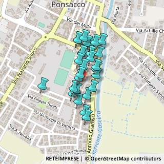 Mappa Via Machiavelli, 56038 Ponsacco PI, Italia (0.15357)