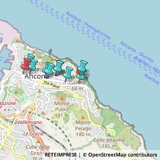 Mappa Via Filippo Corridoni, 60123 Ancona AN, Italia (0.82091)