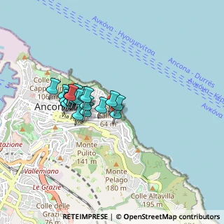 Mappa Via Filippo Corridoni, 60124 Ancona AN, Italia (0.695)