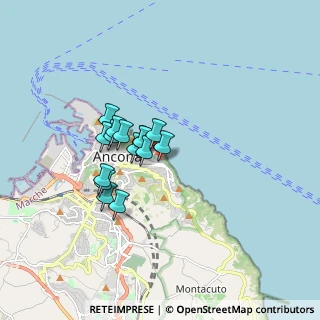 Mappa Via Filippo Corridoni, 60123 Ancona AN, Italia (1.248)