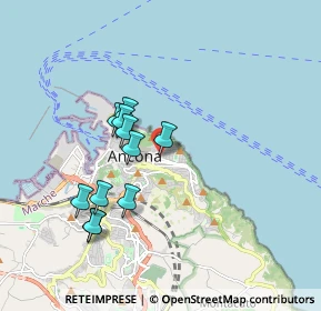 Mappa Via Caterina Franceschi Ferrucci, 60123 Ancona AN, Italia (1.62727)