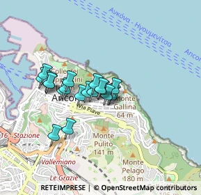 Mappa Via Caterina Franceschi Ferrucci, 60123 Ancona AN, Italia (0.6335)