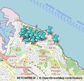 Mappa Via Caterina Franceschi Ferrucci, 60123 Ancona AN, Italia (0.612)